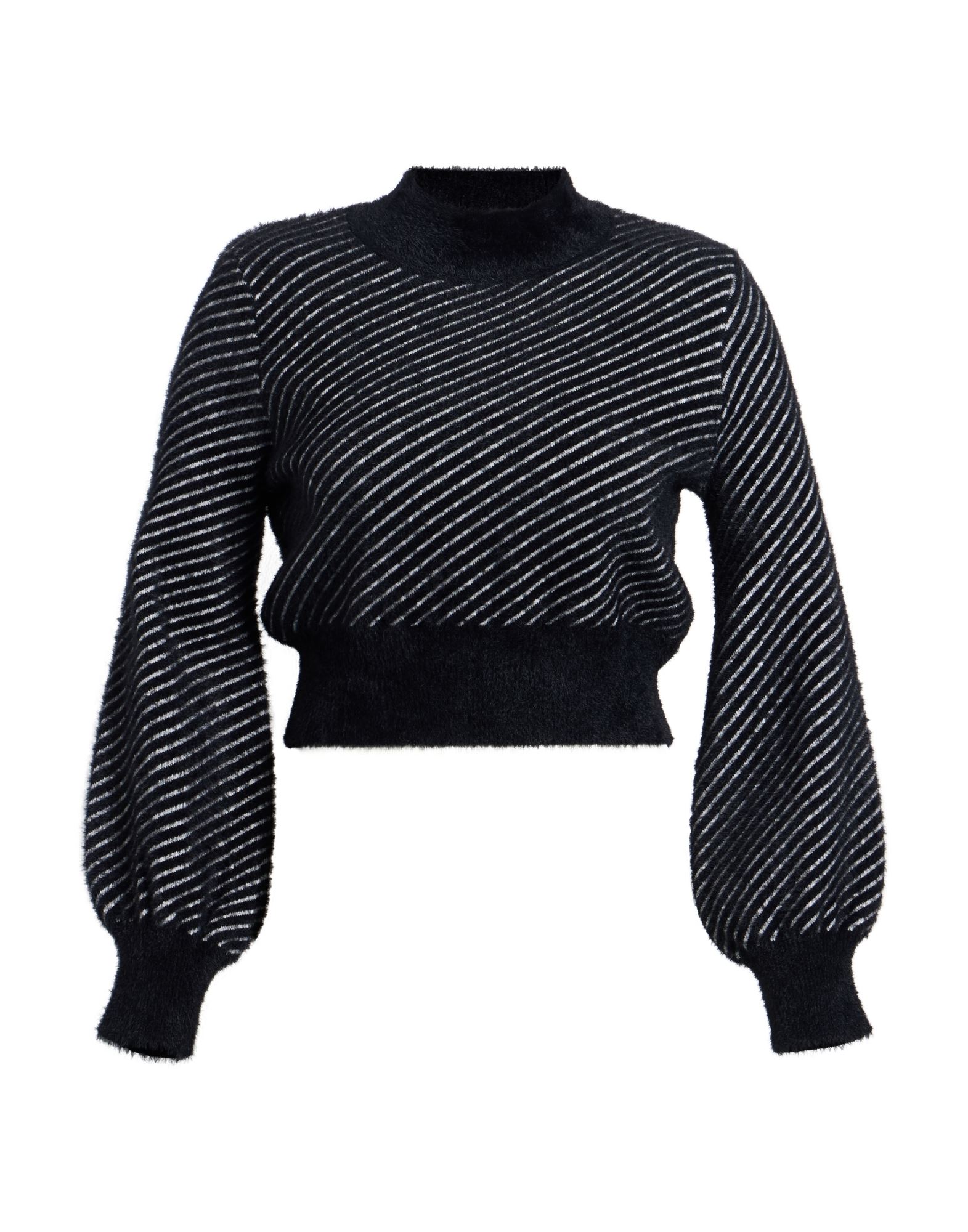 SANDRO FERRONE Rollkragenpullover Damen Schwarz SANDRO FERRONE Rollkragenpullover Damen Schwarz von SANDRO FERRONE