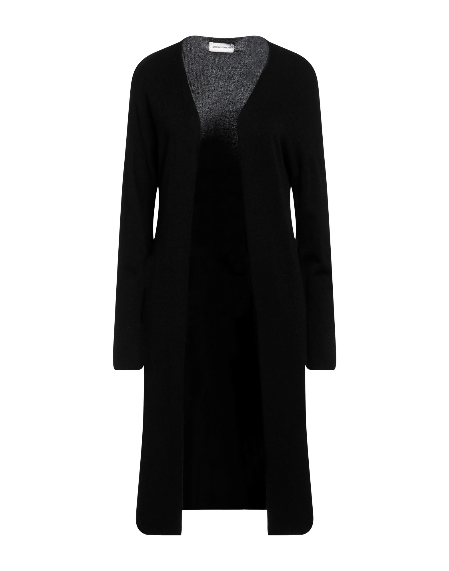 SANDRO FERRONE Strickjacke Damen Schwarz von SANDRO FERRONE