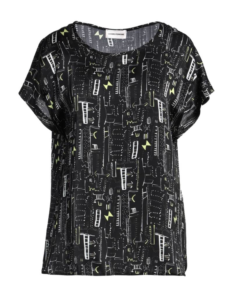 SANDRO FERRONE Top Damen Schwarz von SANDRO FERRONE