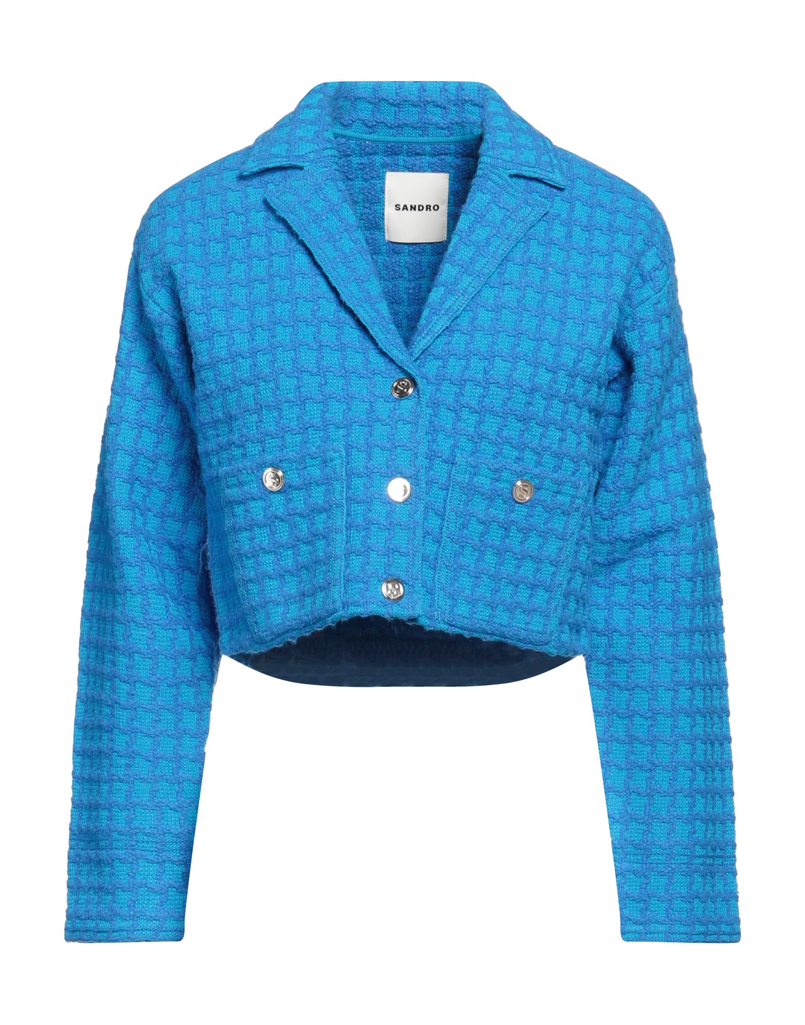 SANDRO Blazer Damen Azurblau von SANDRO