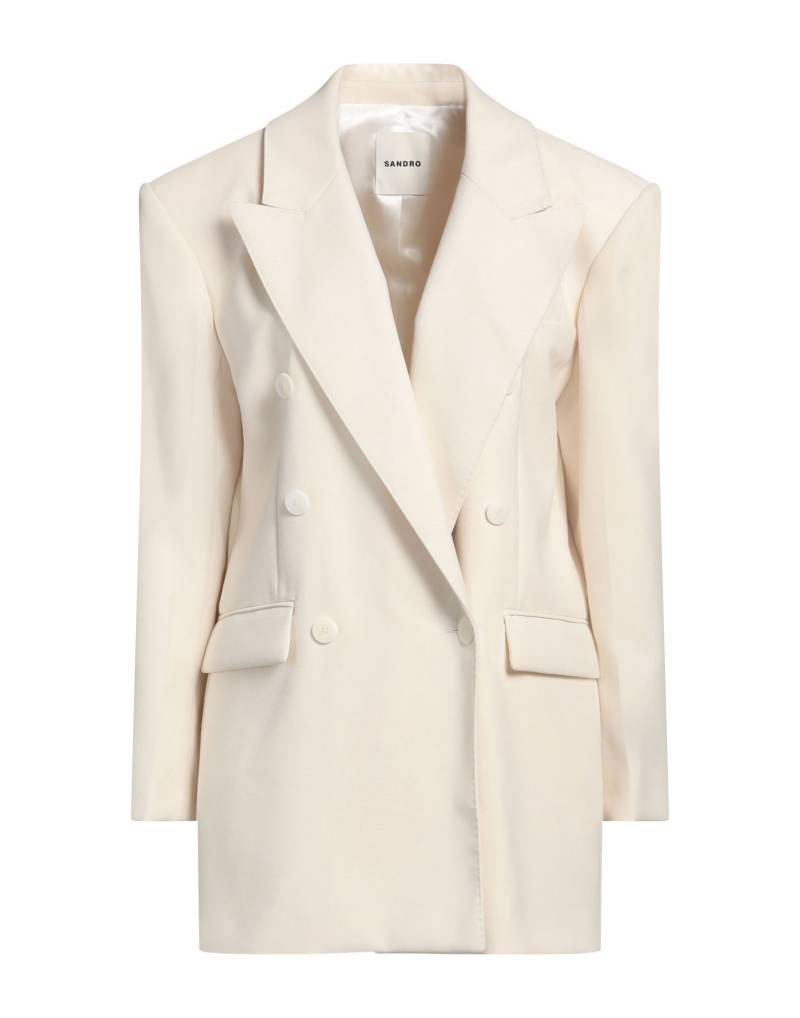 SANDRO Blazer Damen Elfenbein von SANDRO