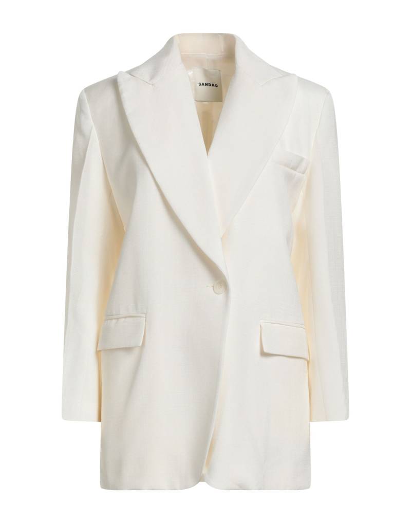 SANDRO Blazer Damen Off white von SANDRO