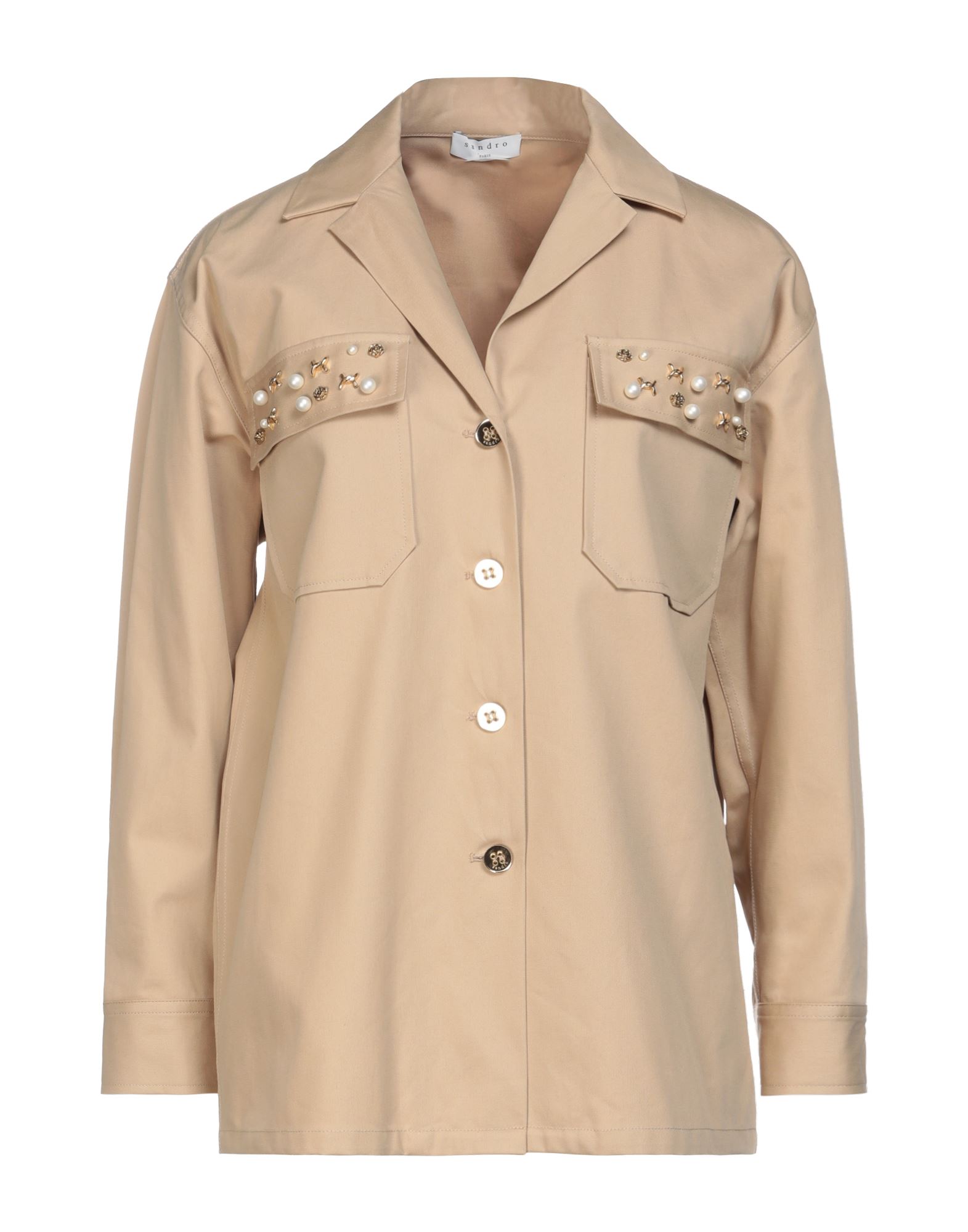 SANDRO Hemd Damen Beige von SANDRO