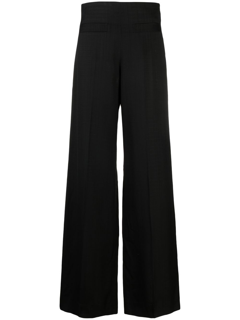 SANDRO High-Waist-Hose mit weitem Bein - Schwarz von SANDRO