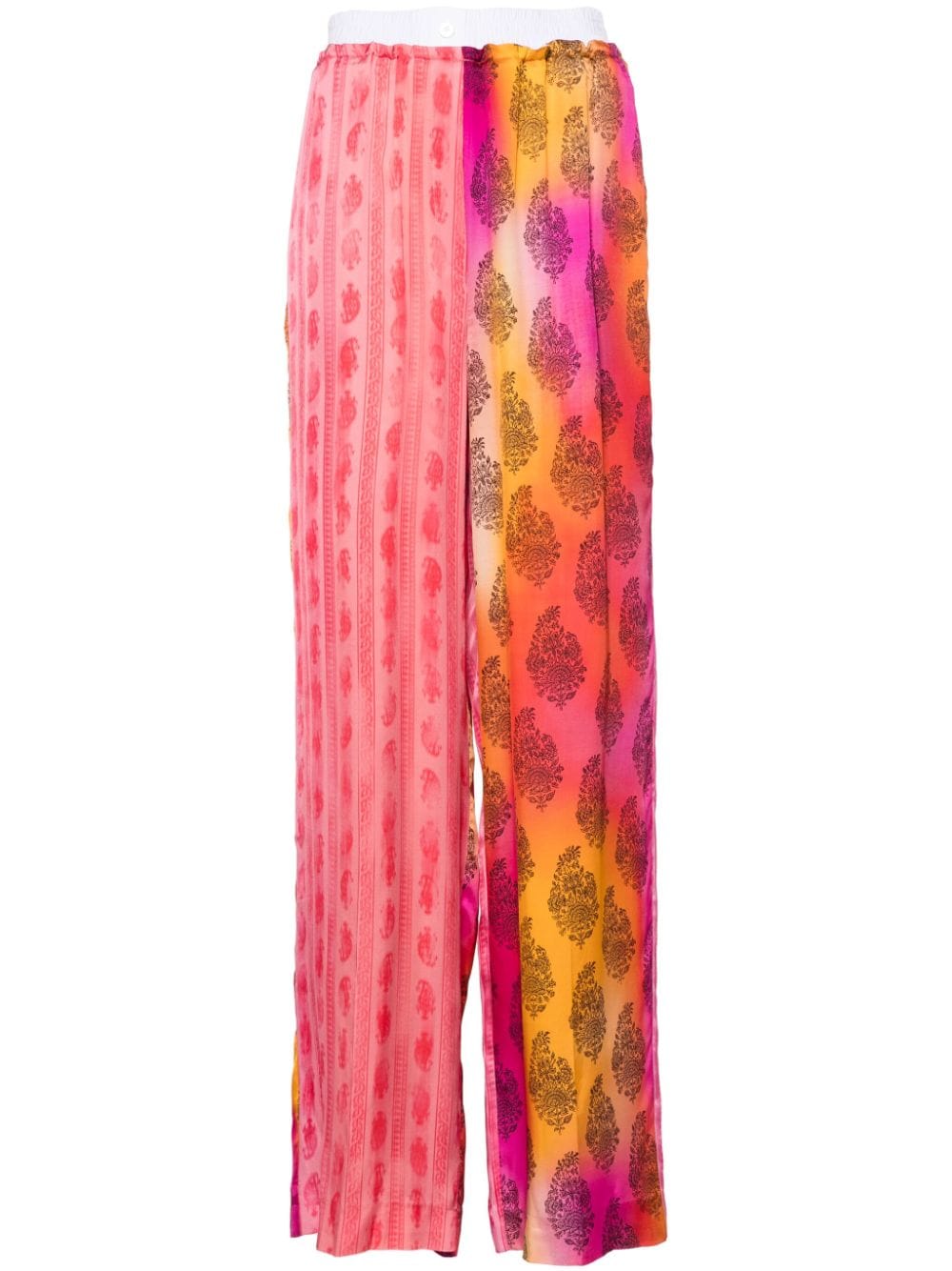 SANDRO Hose mit blumigem Ombré-Effekt - Rosa von SANDRO