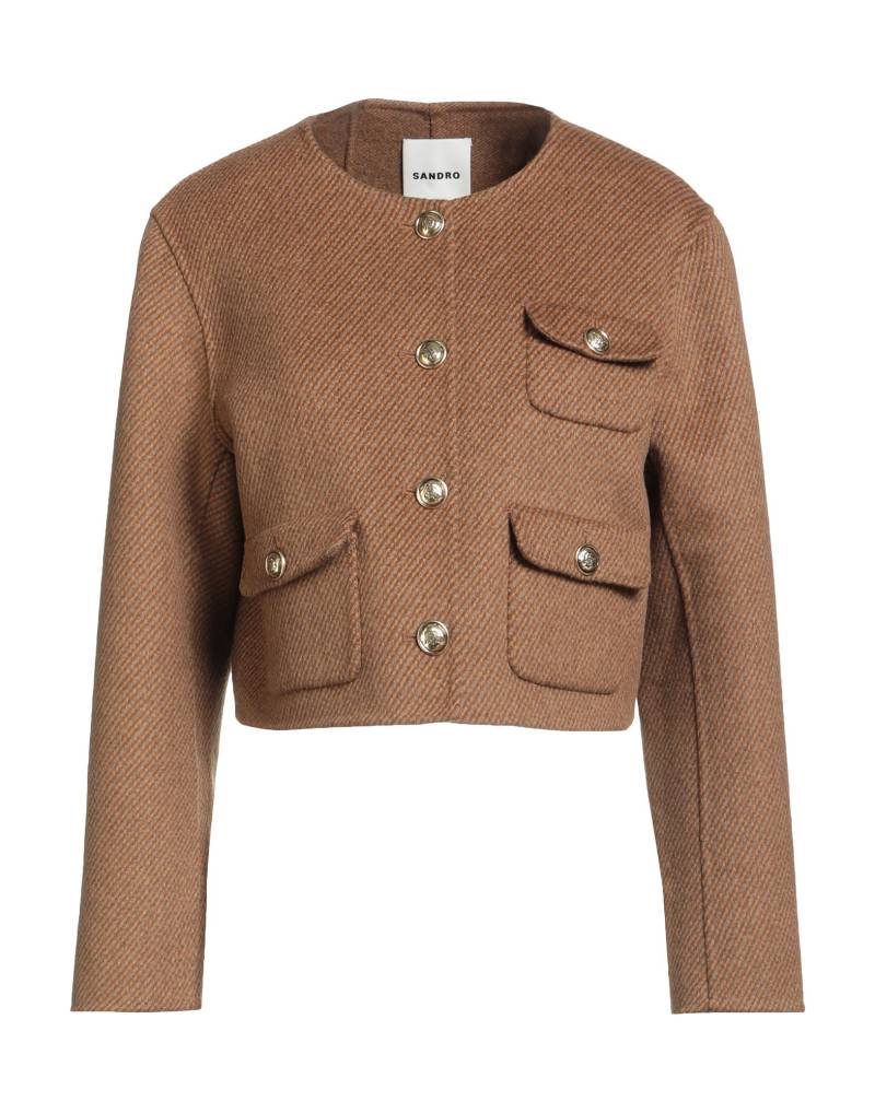 SANDRO Jacke & Anorak Damen Kamel von SANDRO