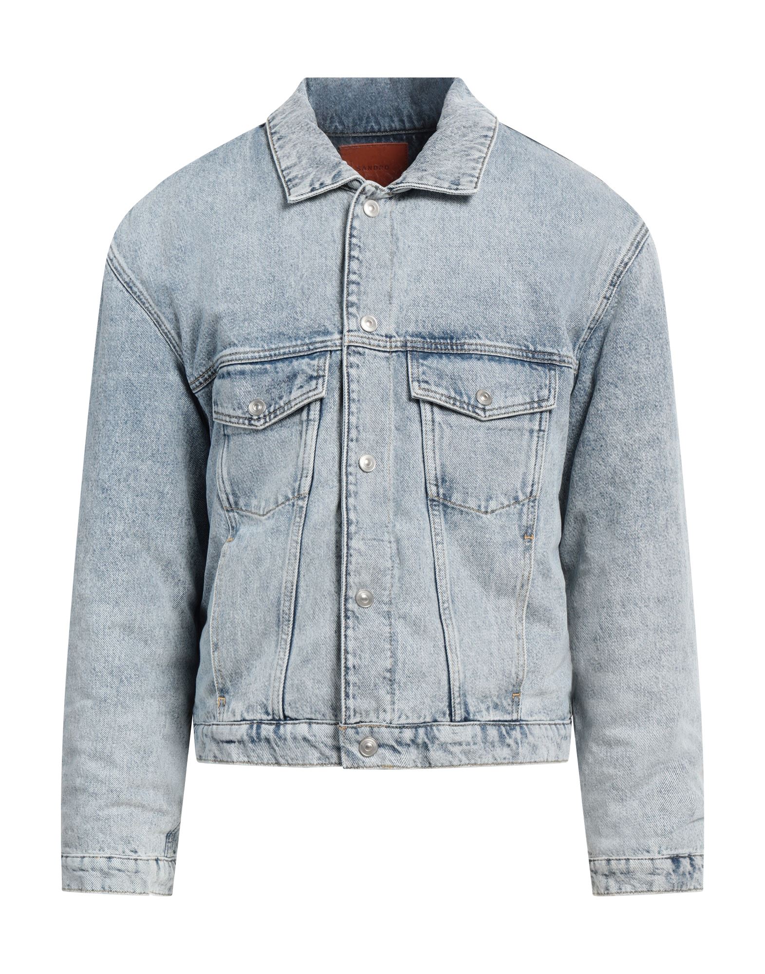 SANDRO Jeansjacke/-mantel Herren Blau von SANDRO