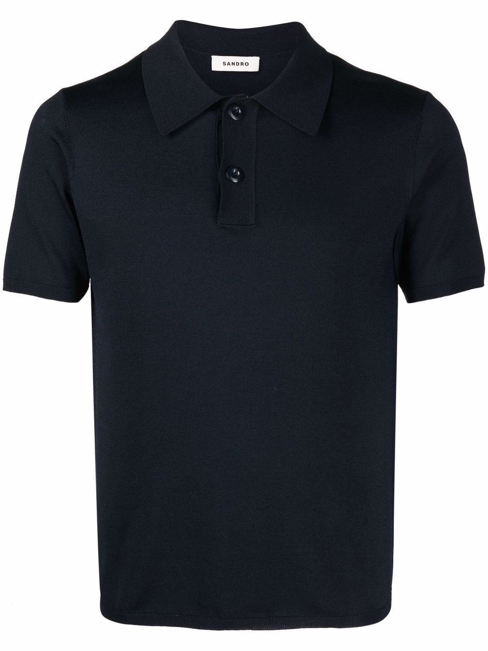 SANDRO Klassisches Poloshirt - Blau von SANDRO