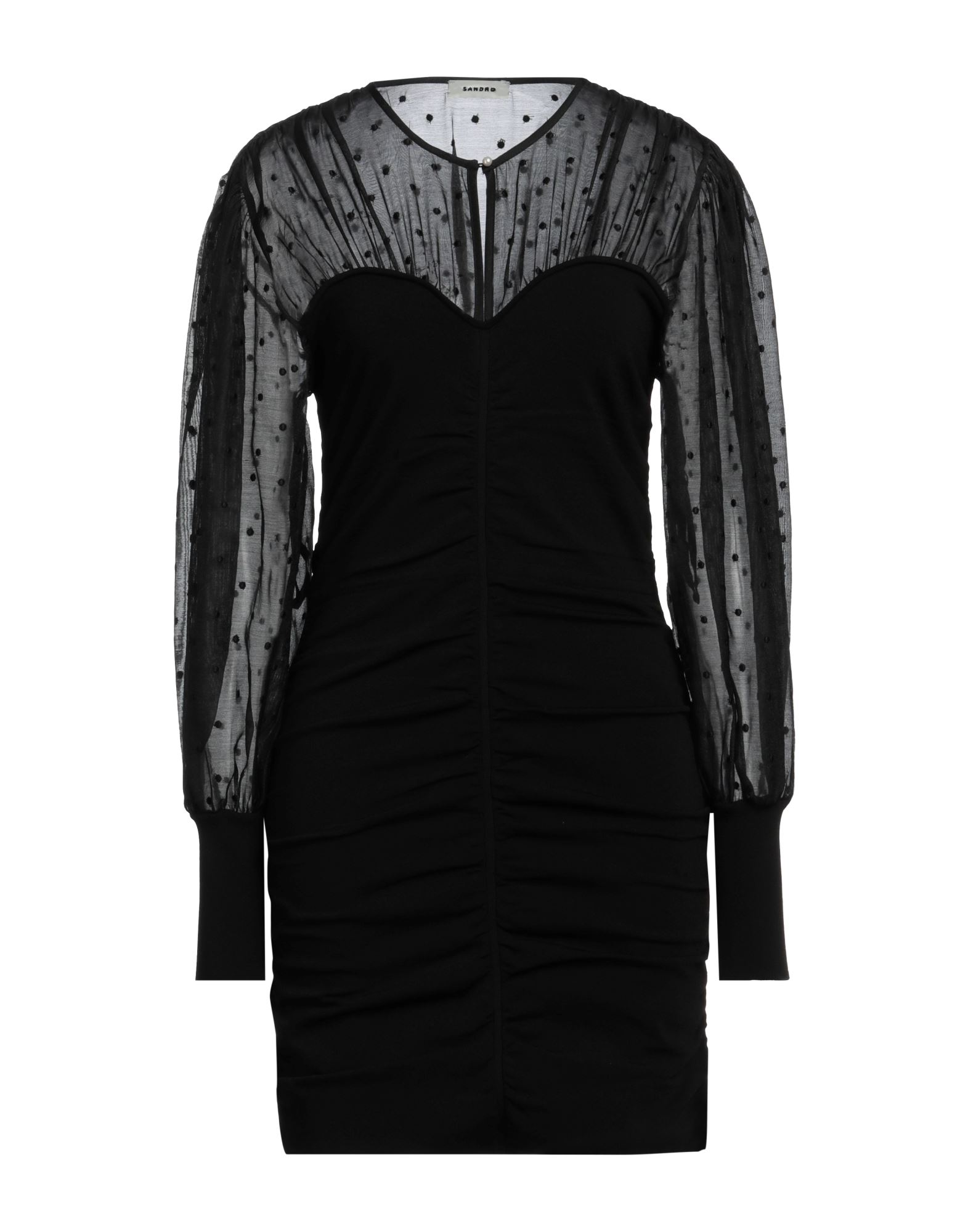 SANDRO Mini-kleid Damen Schwarz von SANDRO