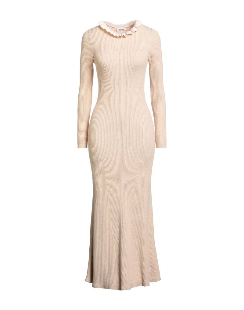SANDRO Maxi-kleid Damen Beige von SANDRO