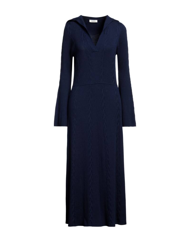 SANDRO Maxi-kleid Damen Blau von SANDRO