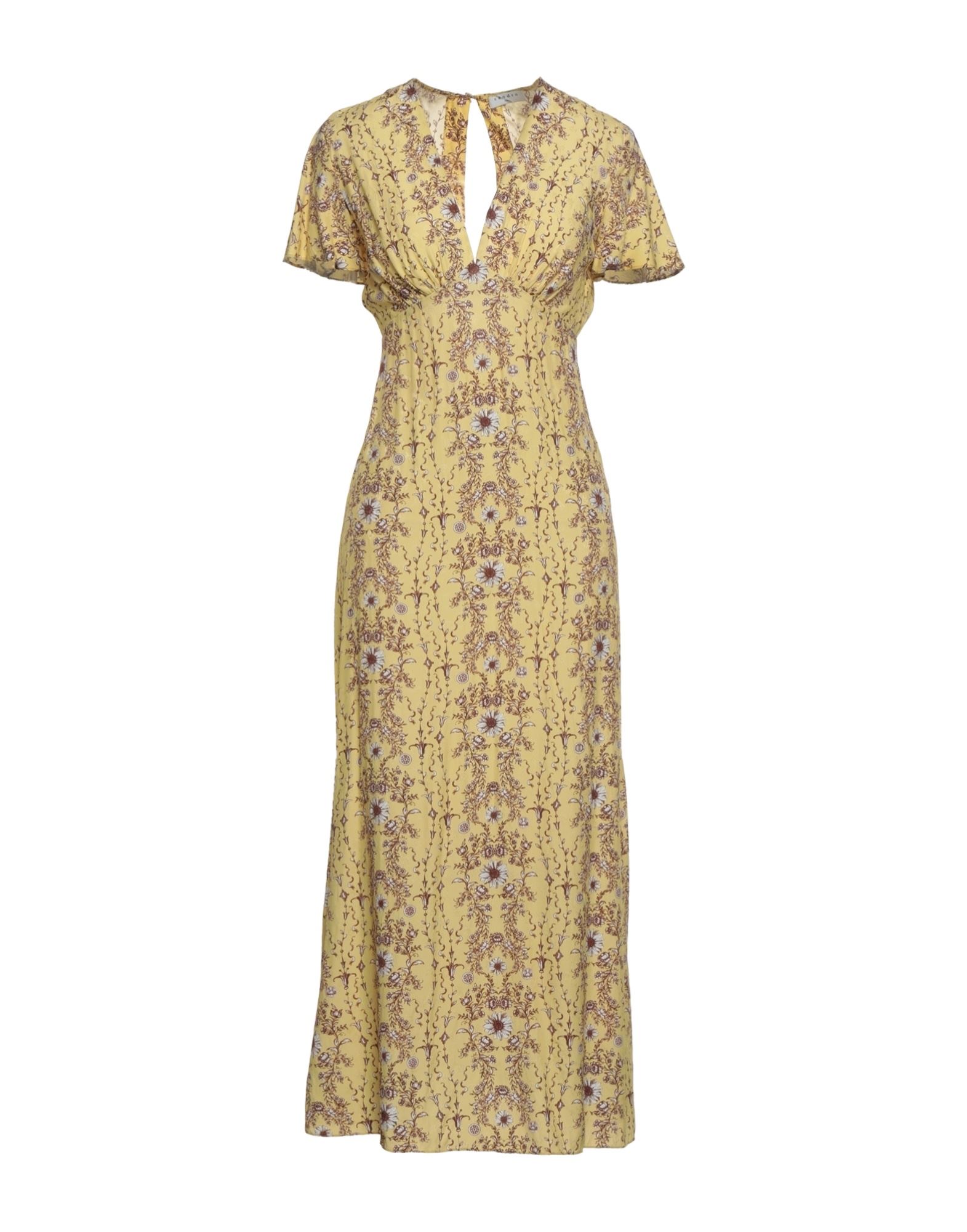 SANDRO Maxi-kleid Damen Gelb von SANDRO