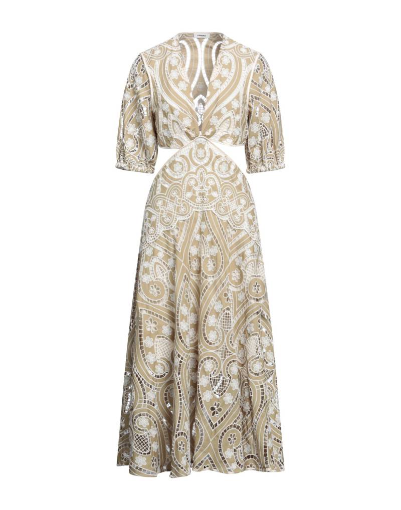 SANDRO Maxi-kleid Damen Khaki von SANDRO