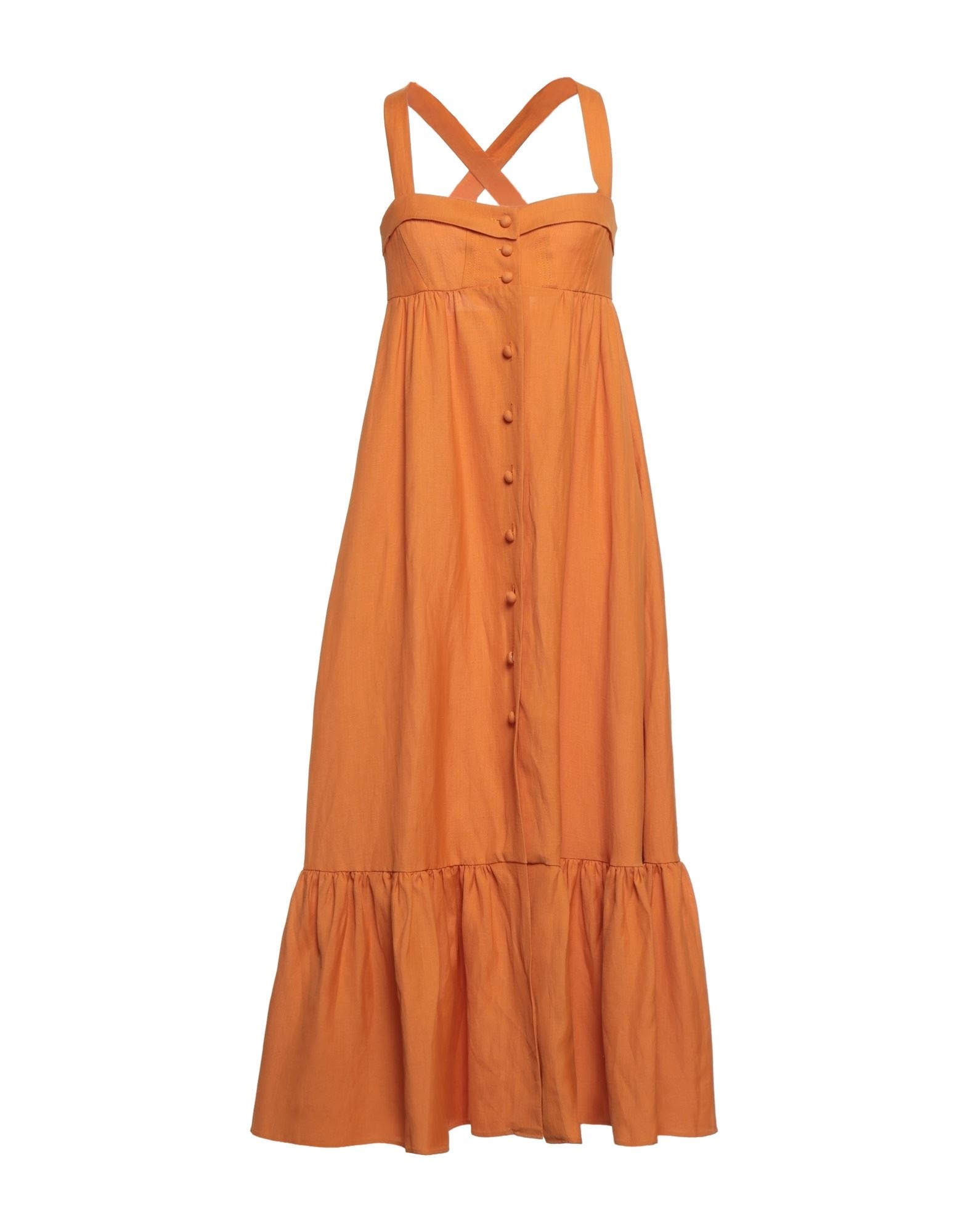 SANDRO Maxi-kleid Damen Orange von SANDRO