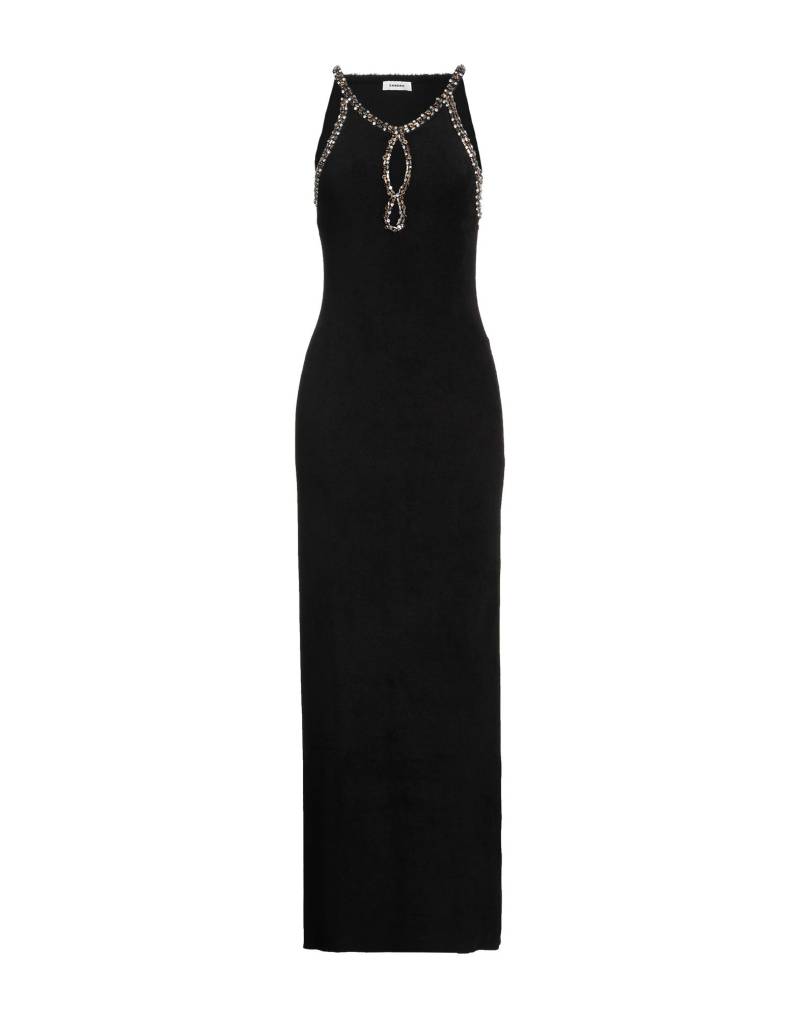 SANDRO Maxi-kleid Damen Schwarz von SANDRO