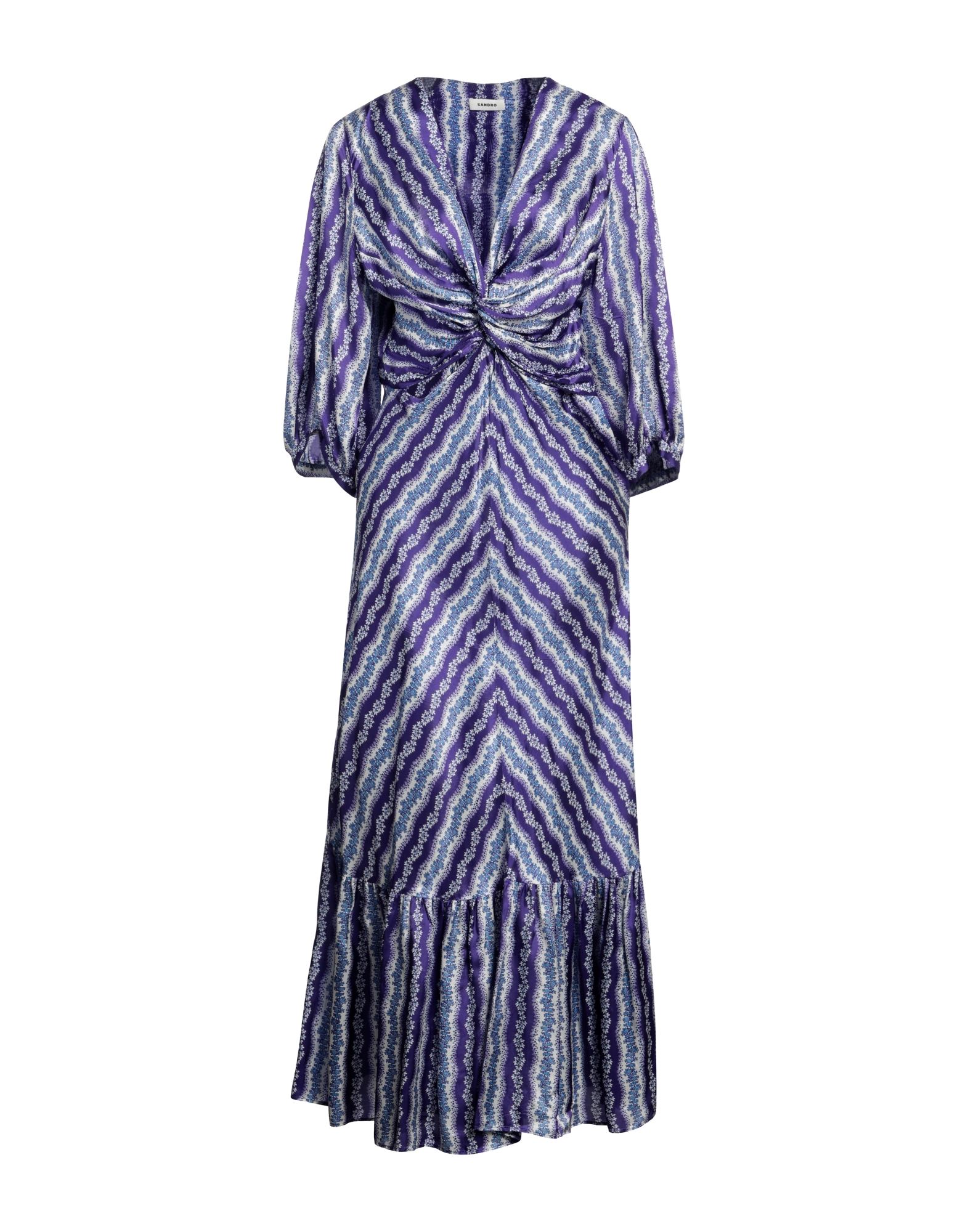 SANDRO Maxi-kleid Damen Violett von SANDRO