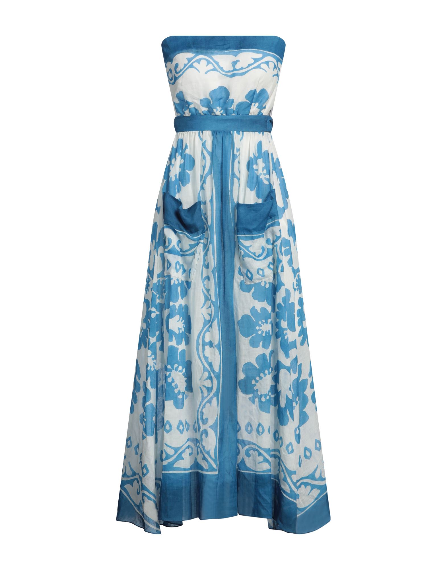 SANDRO Midi-kleid Damen Azurblau von SANDRO