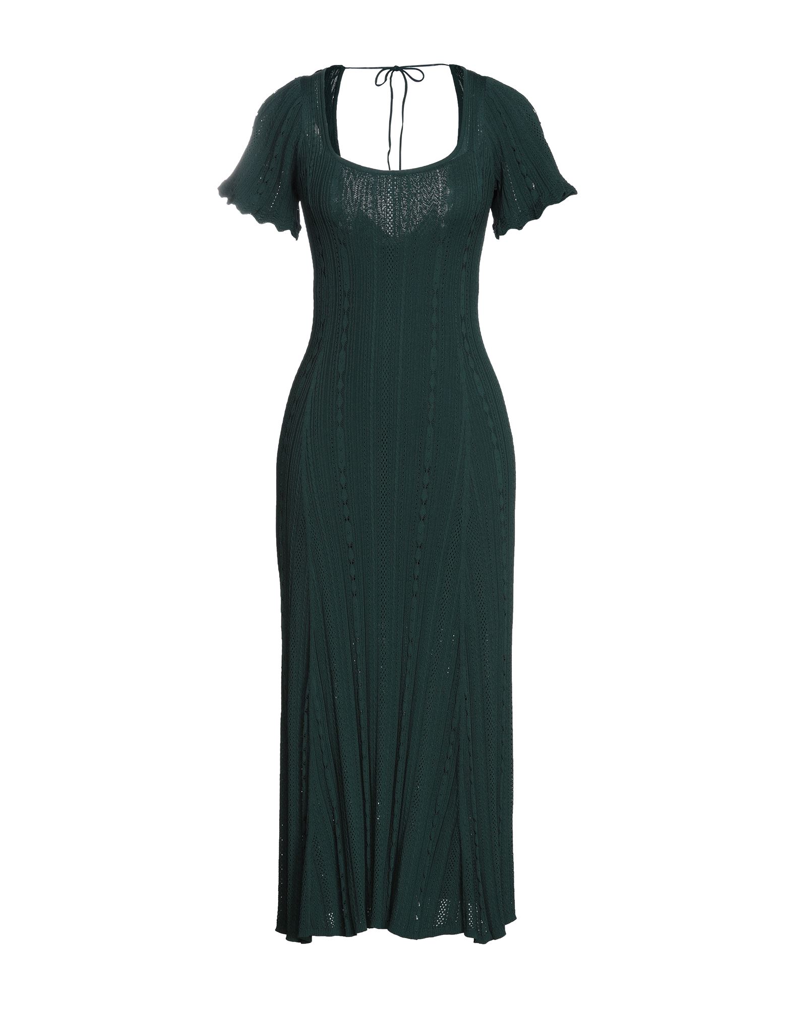 SANDRO Midi-kleid Damen Dunkelgrün von SANDRO