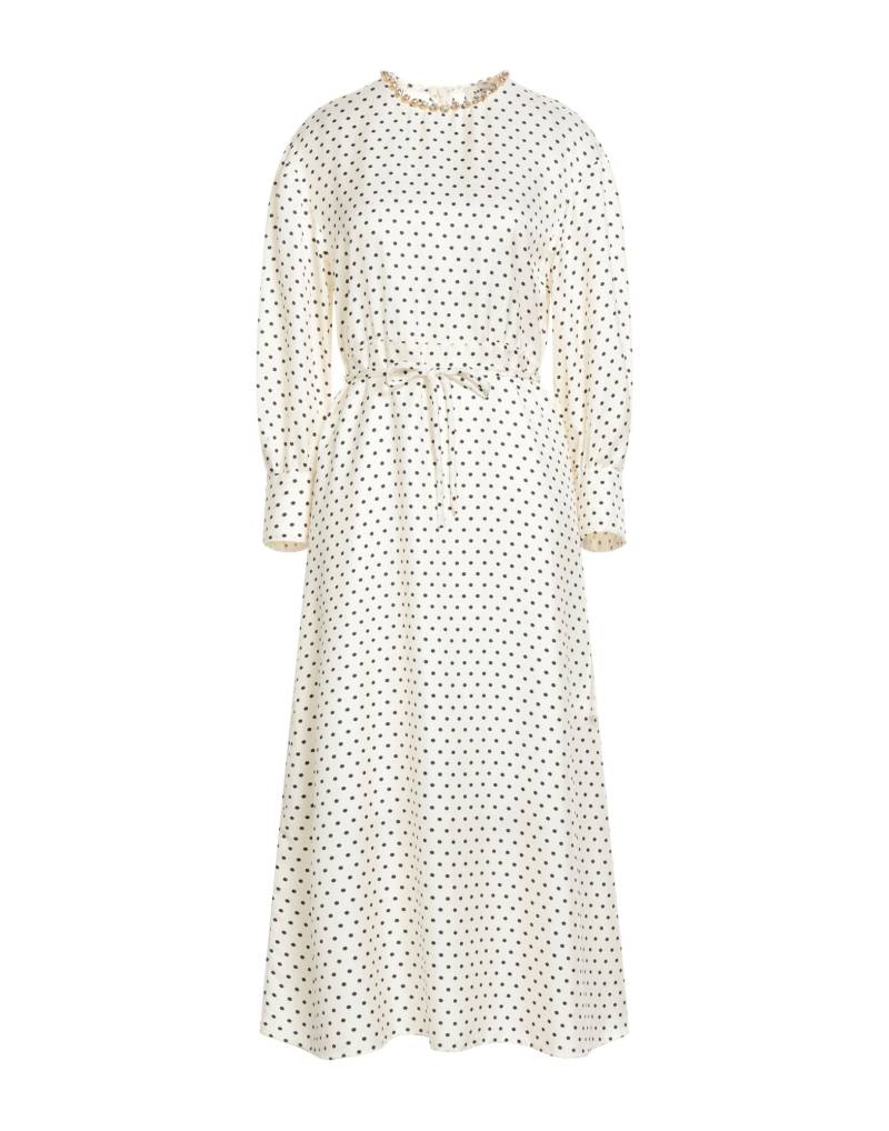 SANDRO Midi-kleid Damen Off white von SANDRO