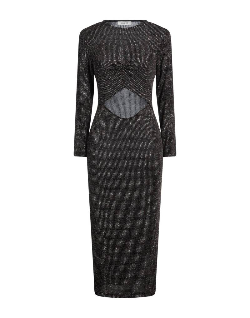 SANDRO Midi-kleid Damen Schwarz von SANDRO