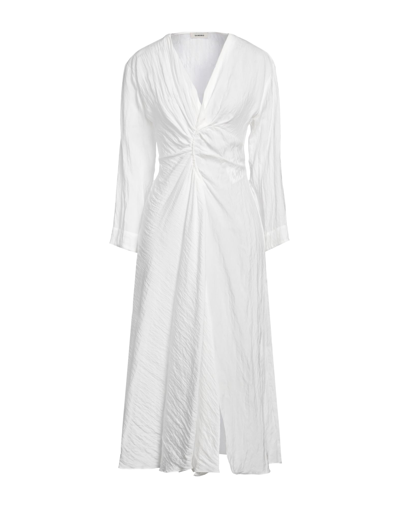 SANDRO Midi-kleid Damen Weiß von SANDRO