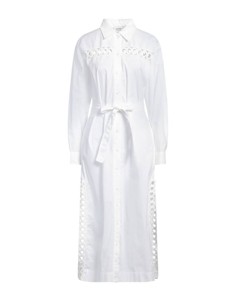 SANDRO Midi-kleid Damen Weiß von SANDRO