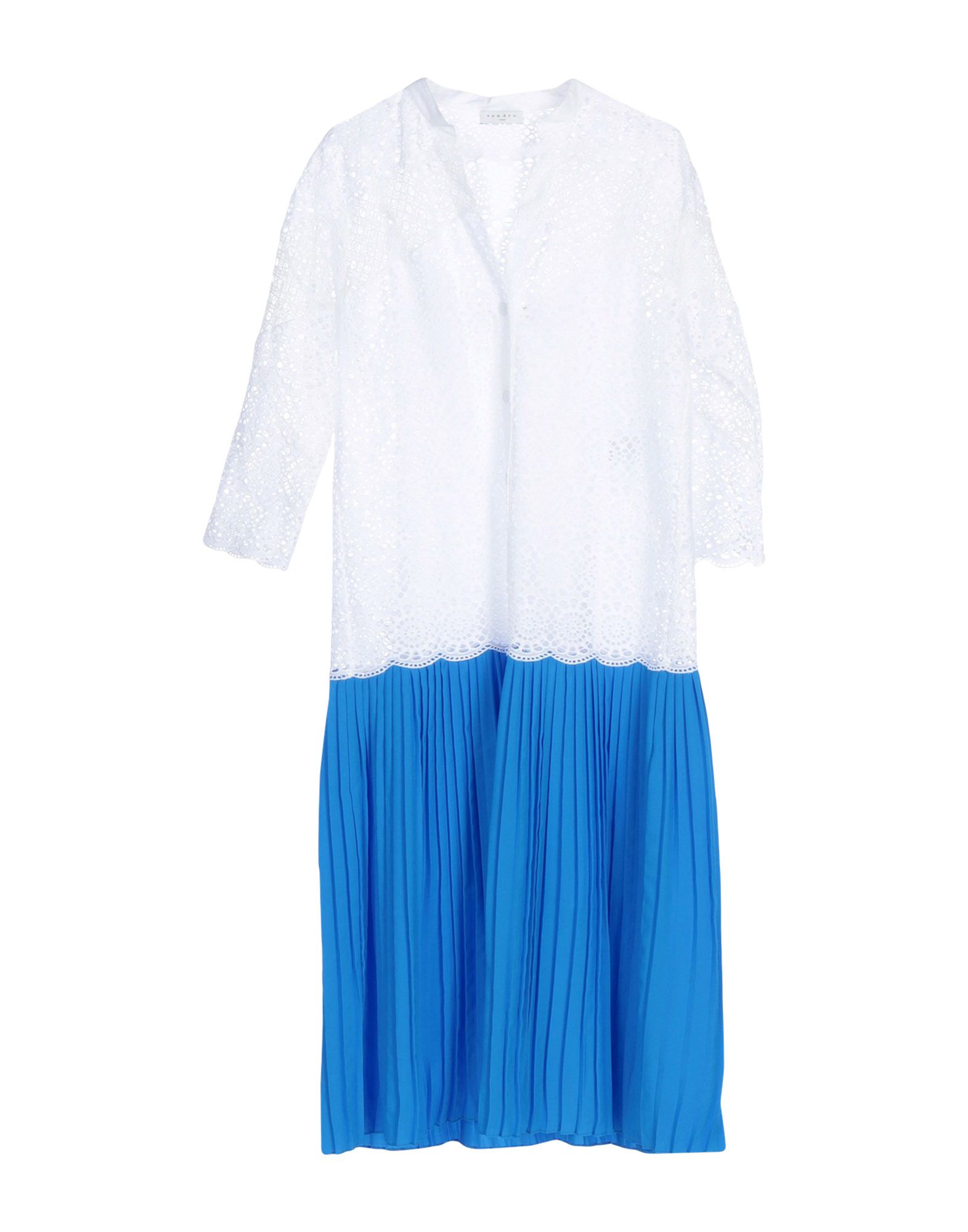 SANDRO Midi-kleid Damen Weiß von SANDRO