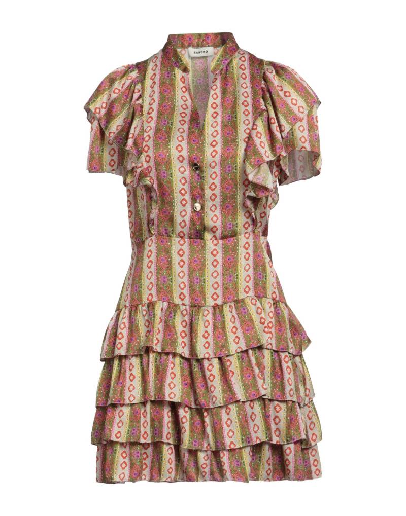 SANDRO Mini-kleid Damen Beige von SANDRO