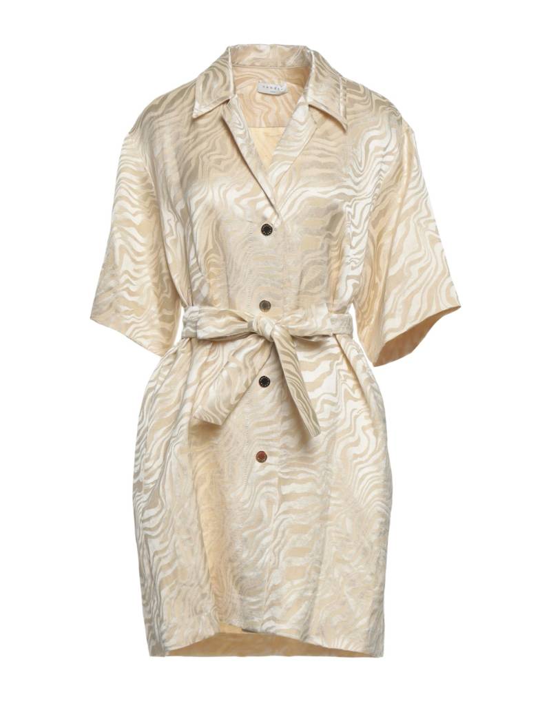 SANDRO Mini-kleid Damen Beige von SANDRO
