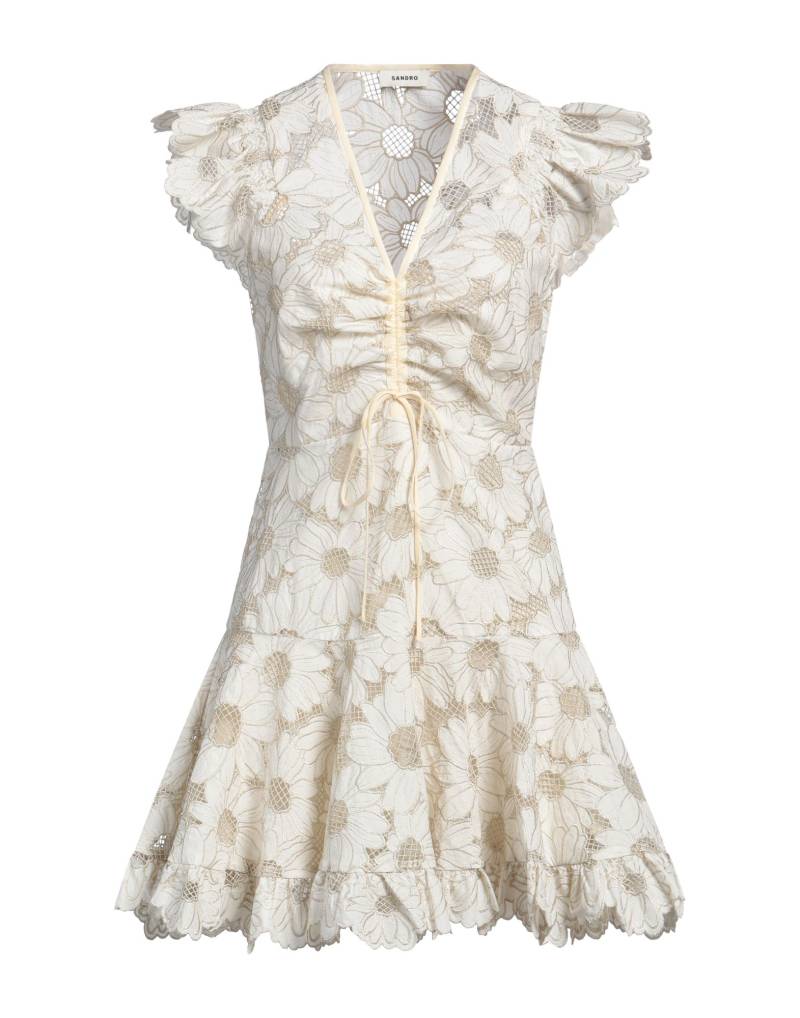 SANDRO Mini-kleid Damen Elfenbein von SANDRO