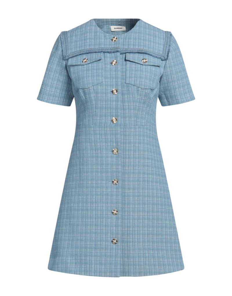 SANDRO Mini-kleid Damen Hellblau von SANDRO