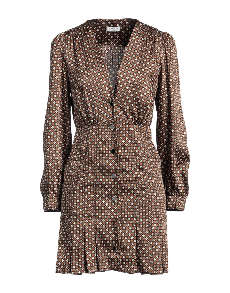 SANDRO Mini-kleid Damen Khaki von SANDRO