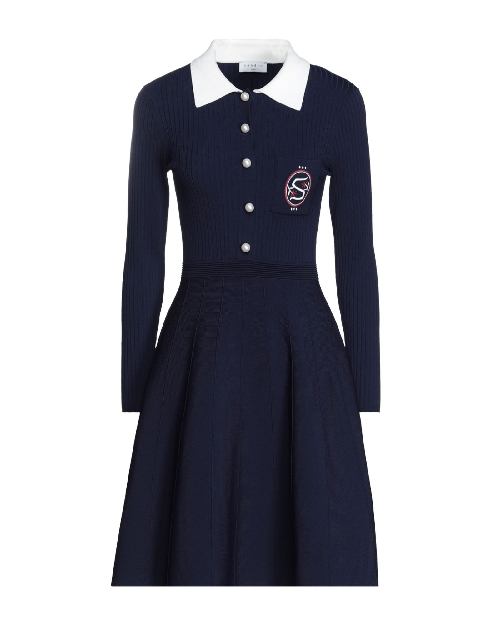SANDRO Mini-kleid Damen Nachtblau von SANDRO