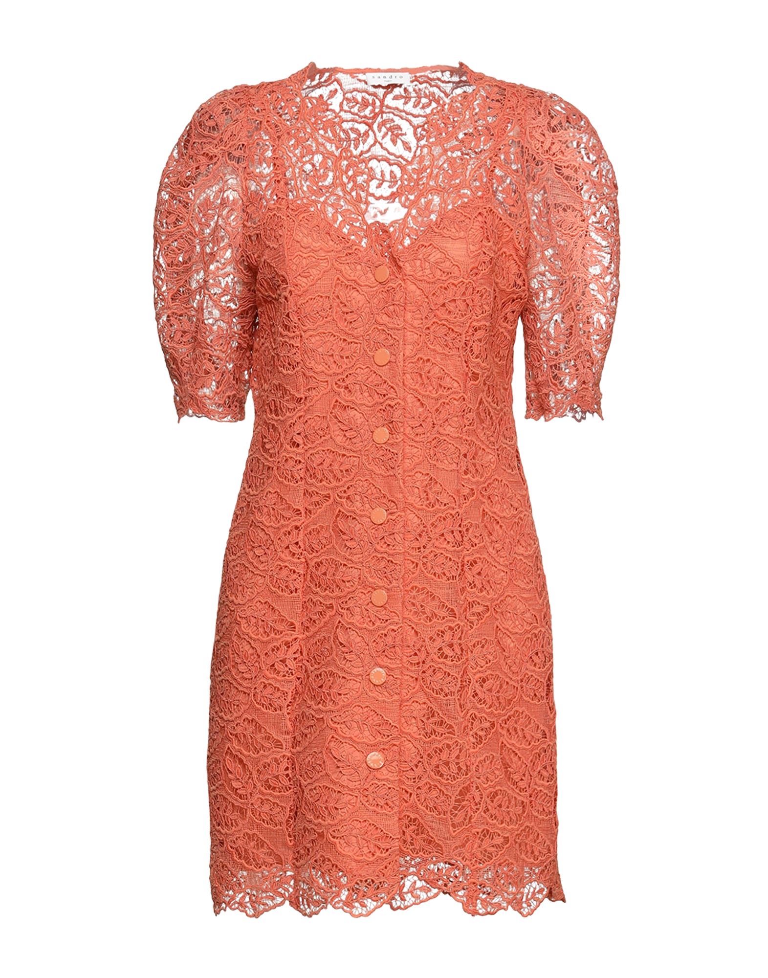 SANDRO Mini-kleid Damen Orange von SANDRO