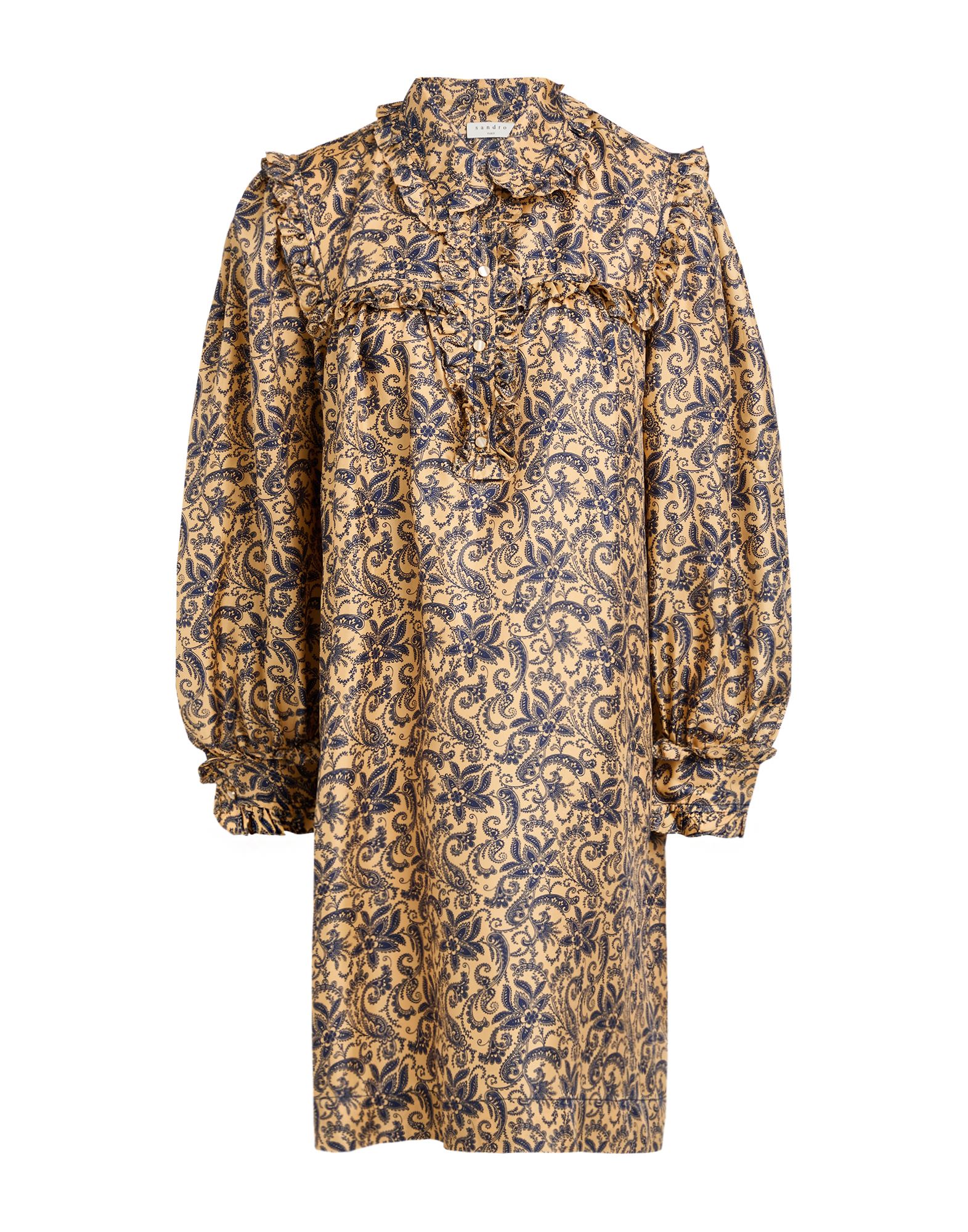 SANDRO Mini-kleid Damen Sand von SANDRO