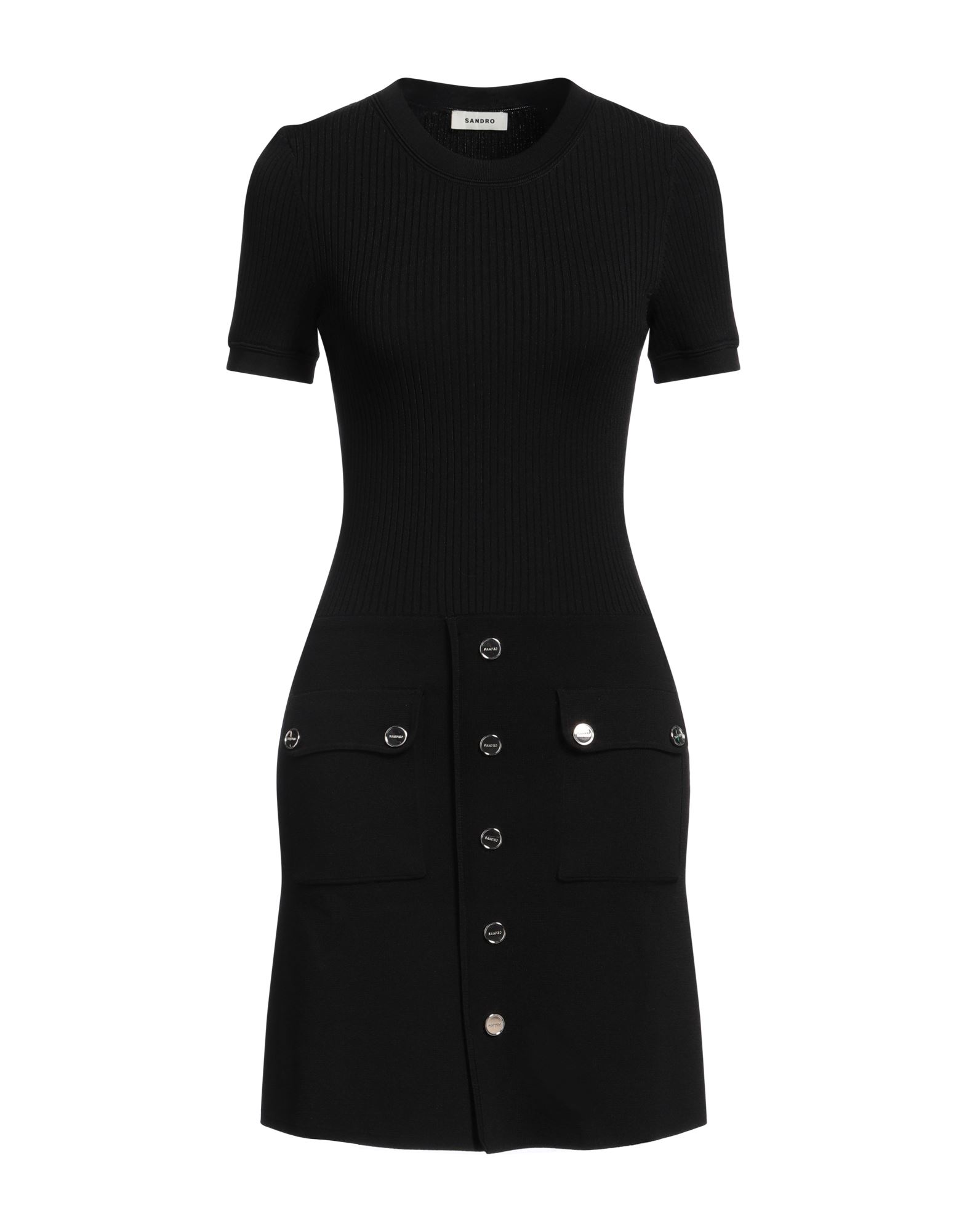 SANDRO Mini-kleid Damen Schwarz von SANDRO