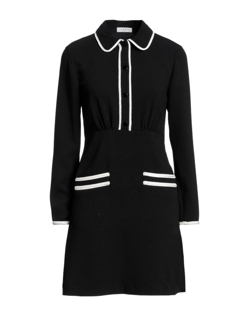 SANDRO Mini-kleid Damen Schwarz von SANDRO