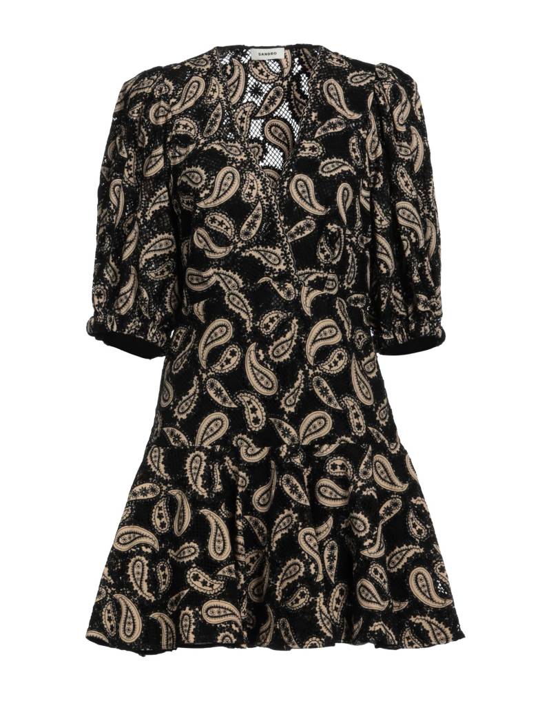 SANDRO Mini-kleid Damen Schwarz von SANDRO