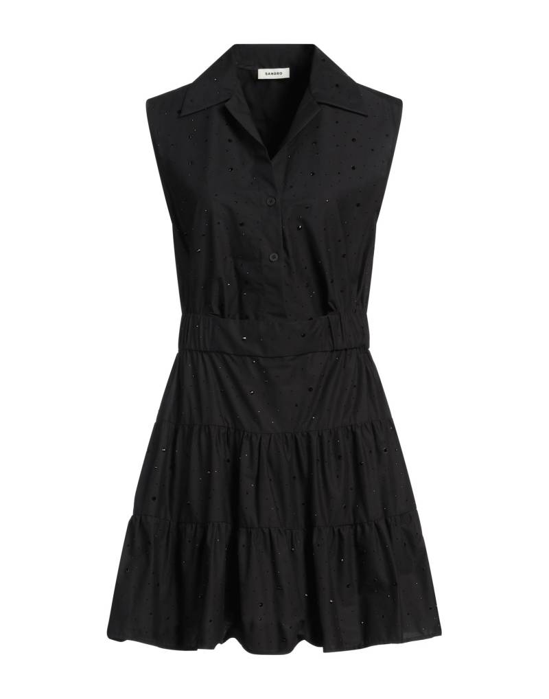 SANDRO Mini-kleid Damen Schwarz von SANDRO
