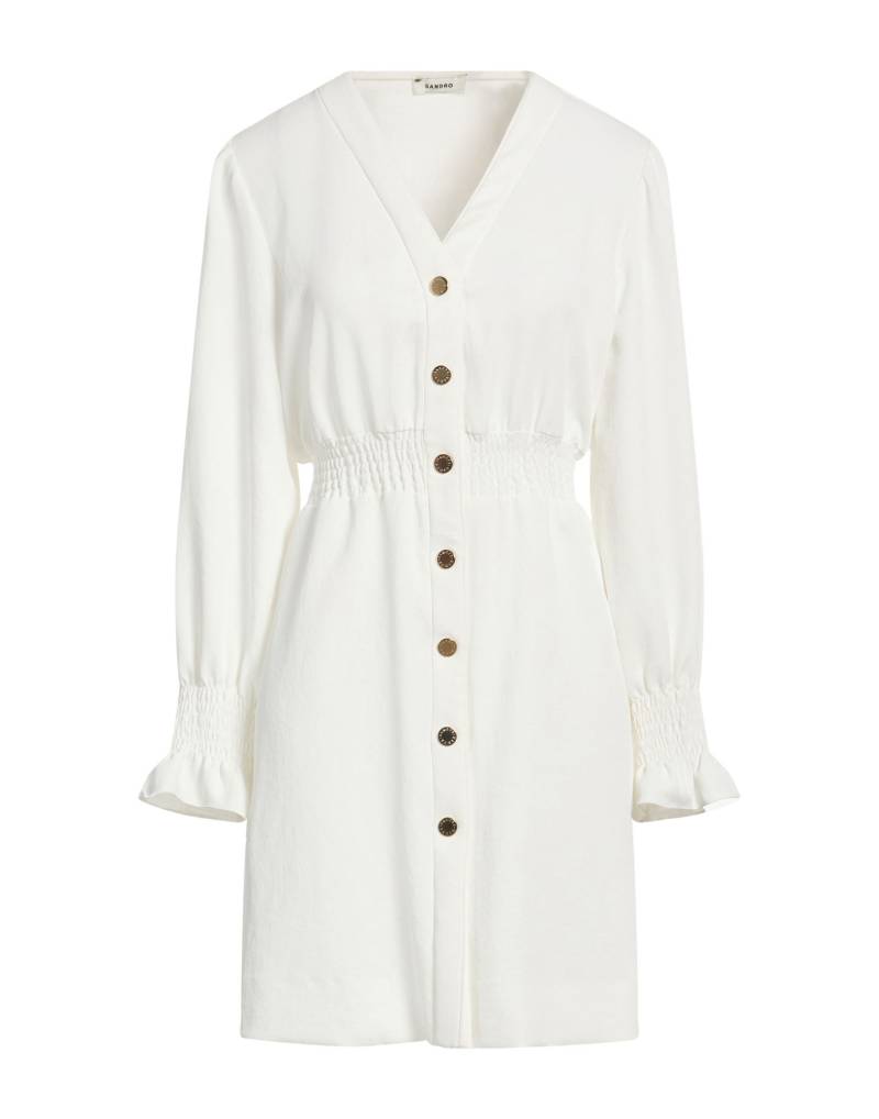 SANDRO Mini-kleid Damen Weiß von SANDRO