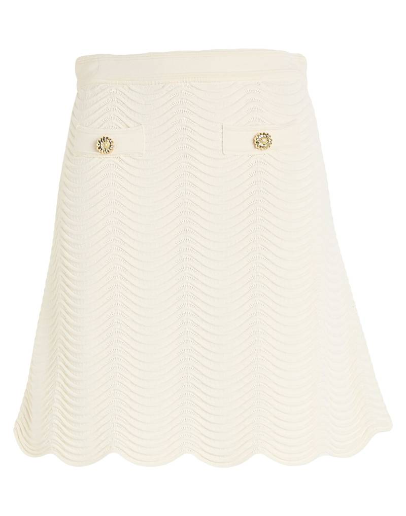 SANDRO Minirock Damen Cremeweiß von SANDRO