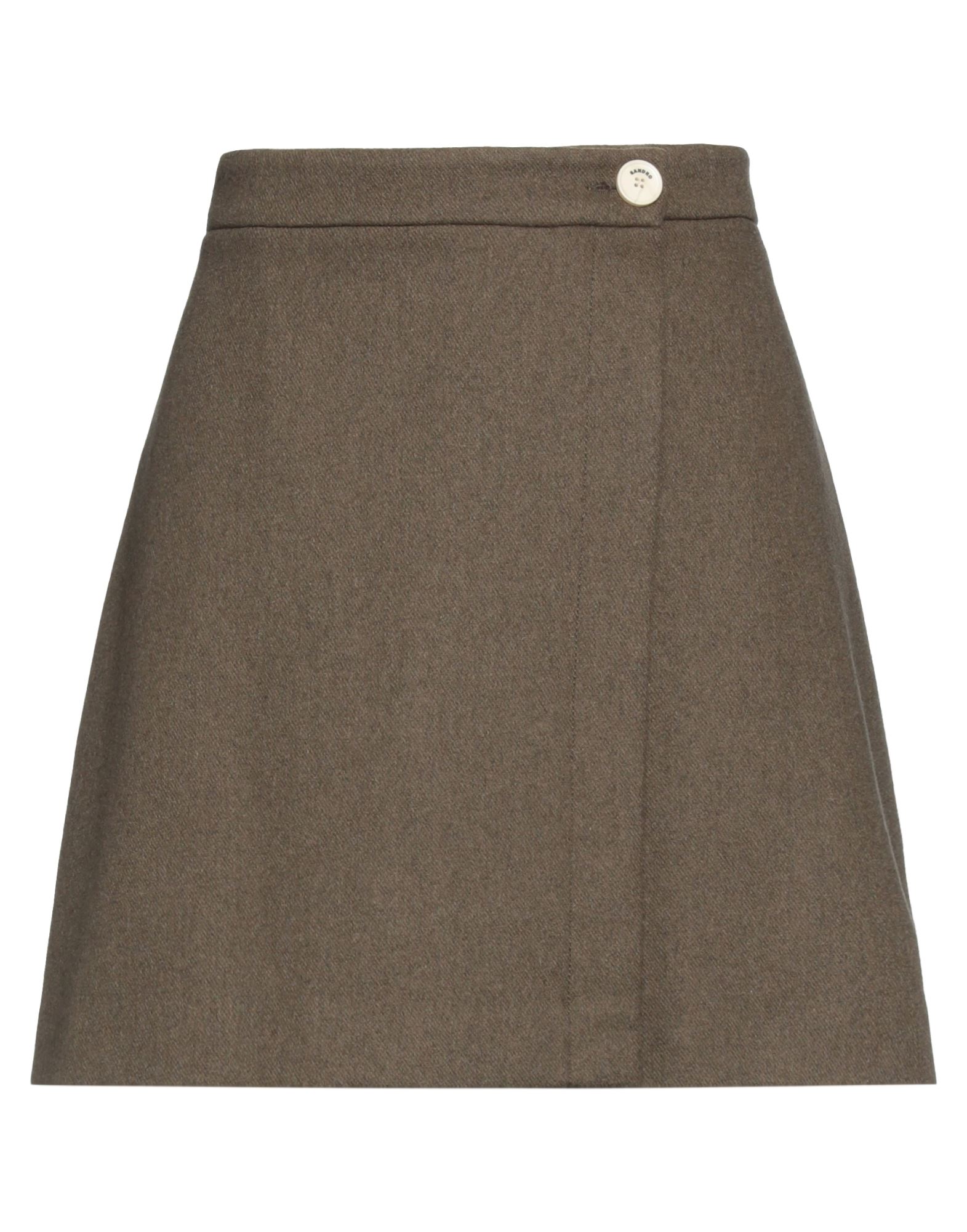 SANDRO Minirock Damen Khaki von SANDRO