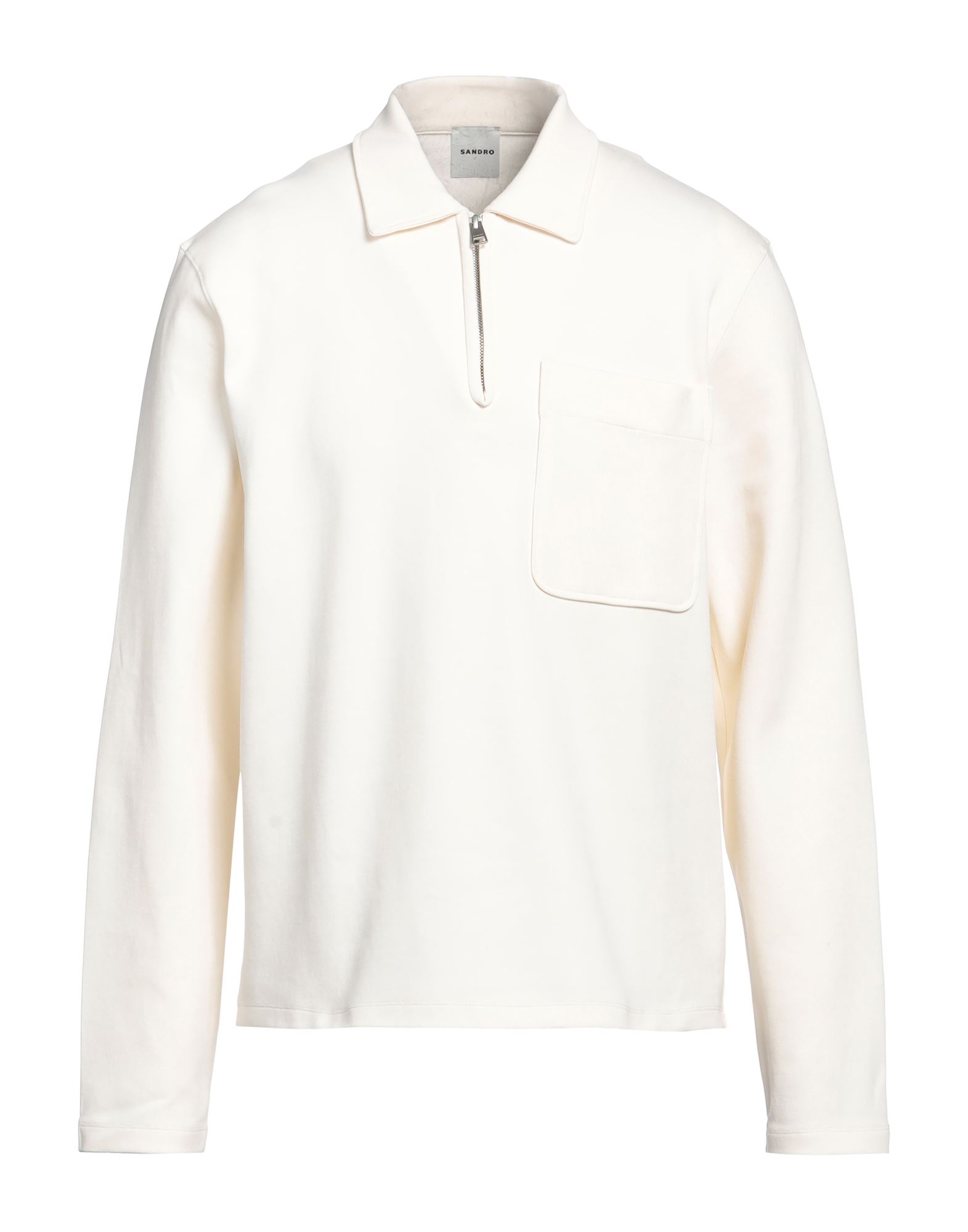 SANDRO Poloshirt Herren Off white von SANDRO