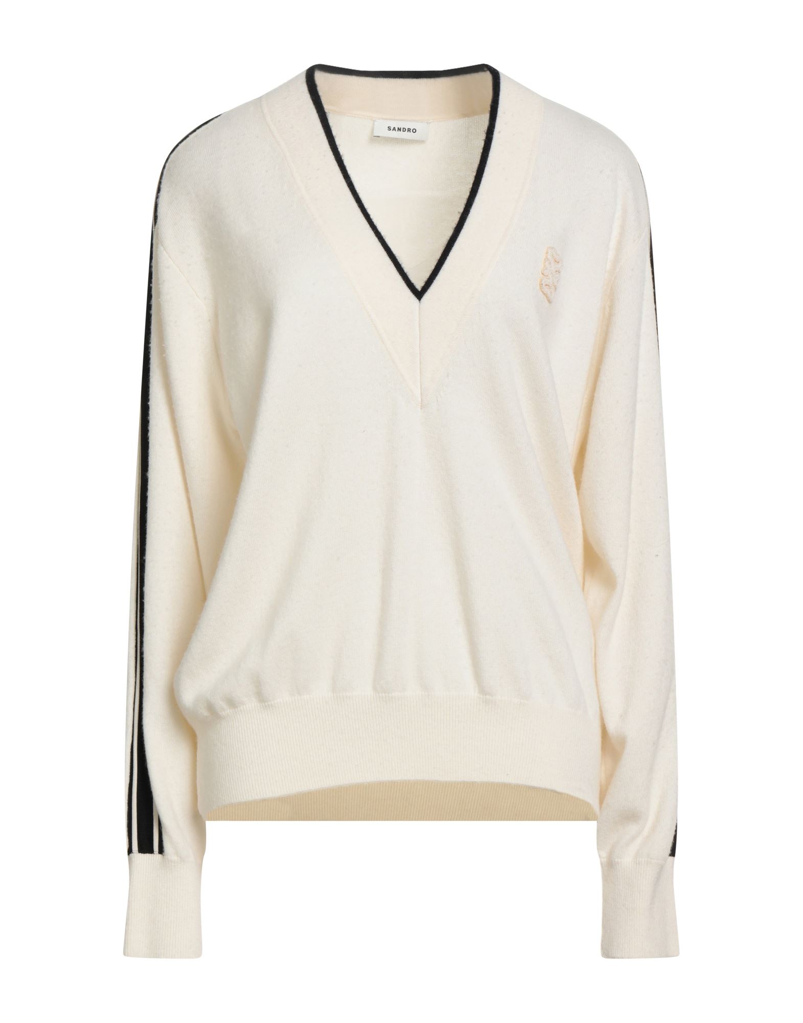 SANDRO Pullover Damen Cremeweiß von SANDRO