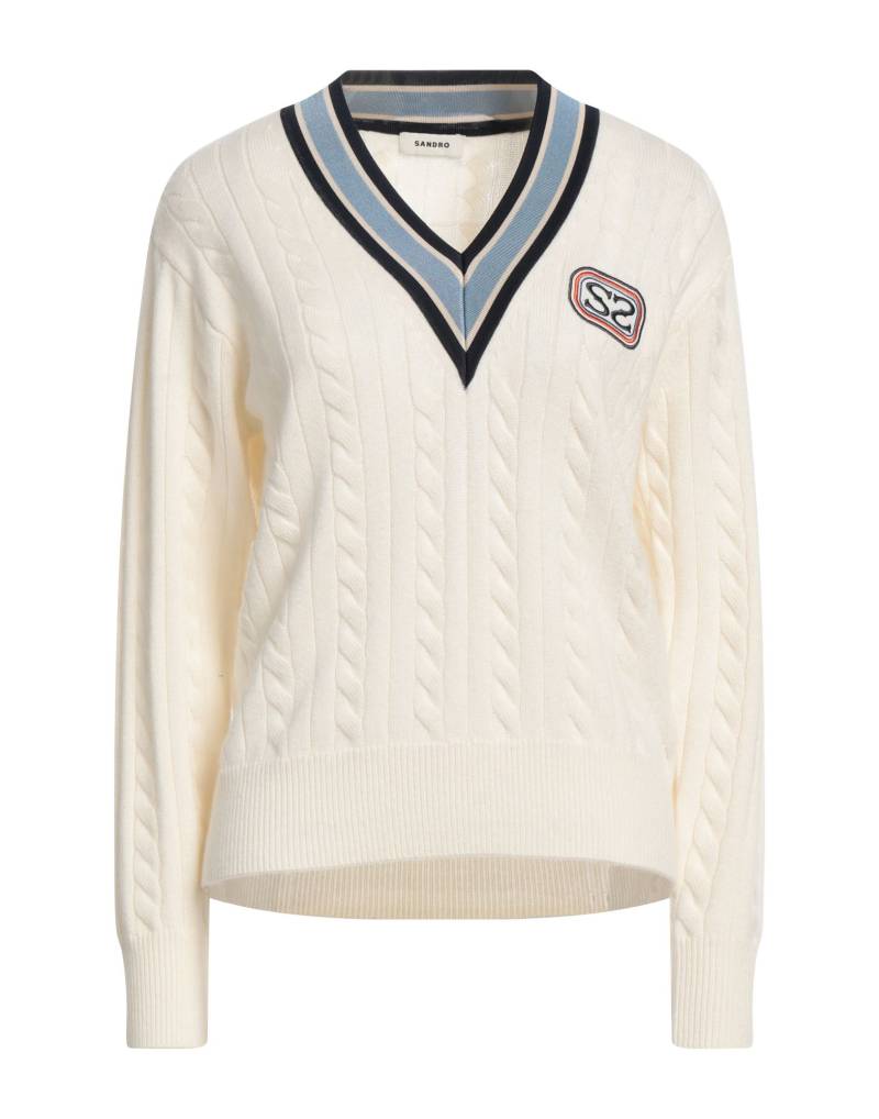 SANDRO Pullover Damen Elfenbein von SANDRO