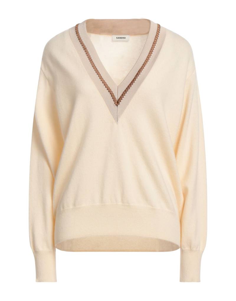 SANDRO Pullover Damen Elfenbein von SANDRO