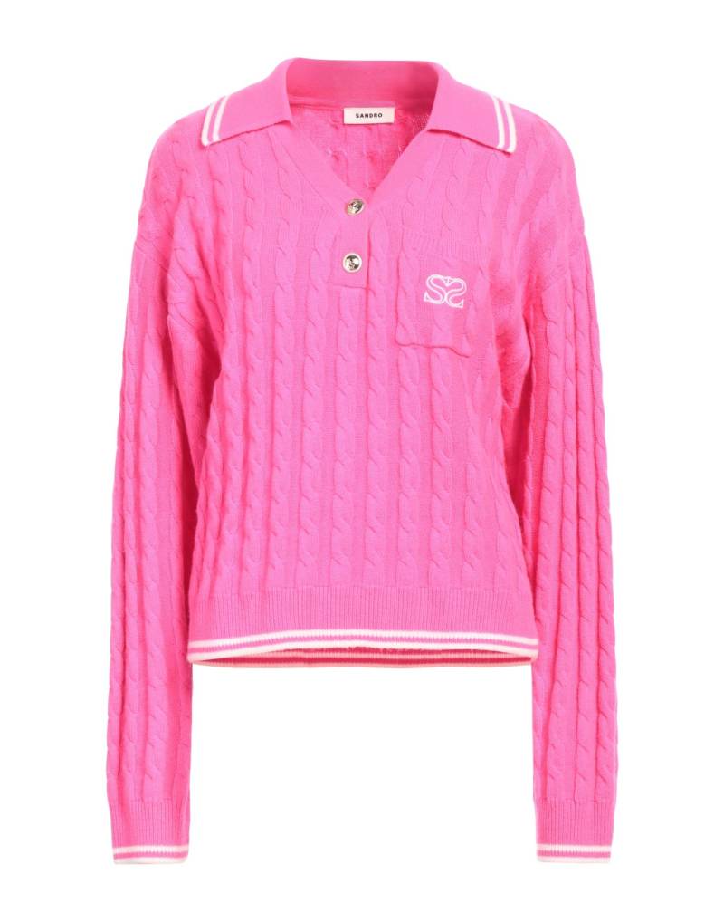 SANDRO Pullover Damen Fuchsia von SANDRO