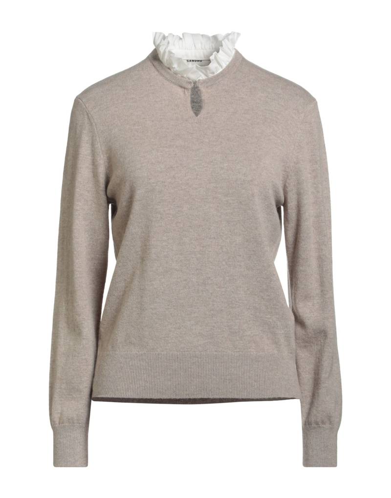 SANDRO Pullover Damen Maulwurfsgrau von SANDRO