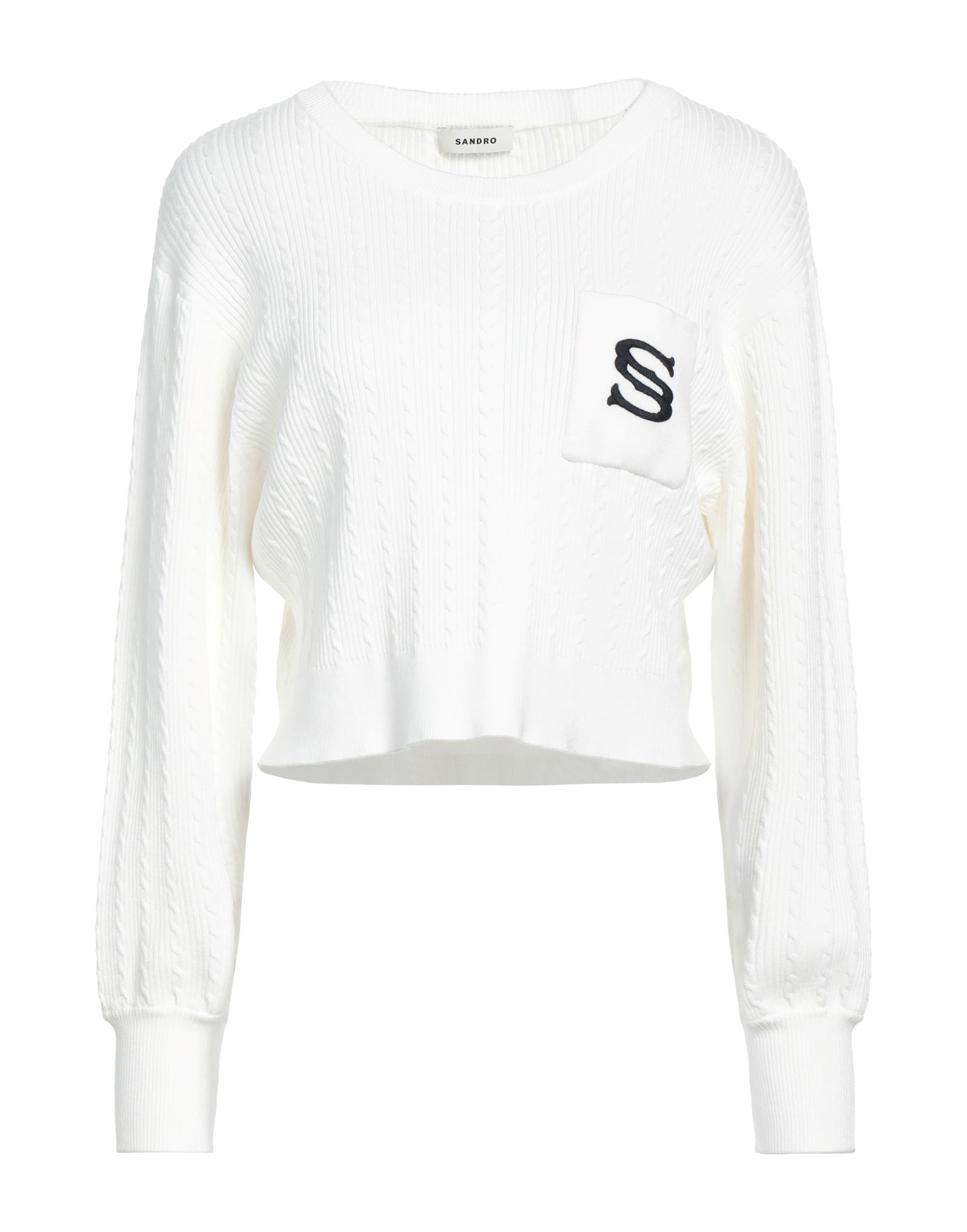 SANDRO Pullover Damen Off white von SANDRO