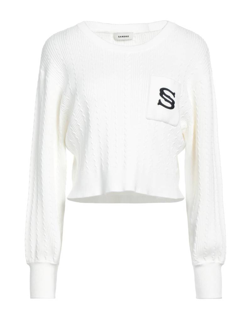 SANDRO Pullover Damen Off white von SANDRO